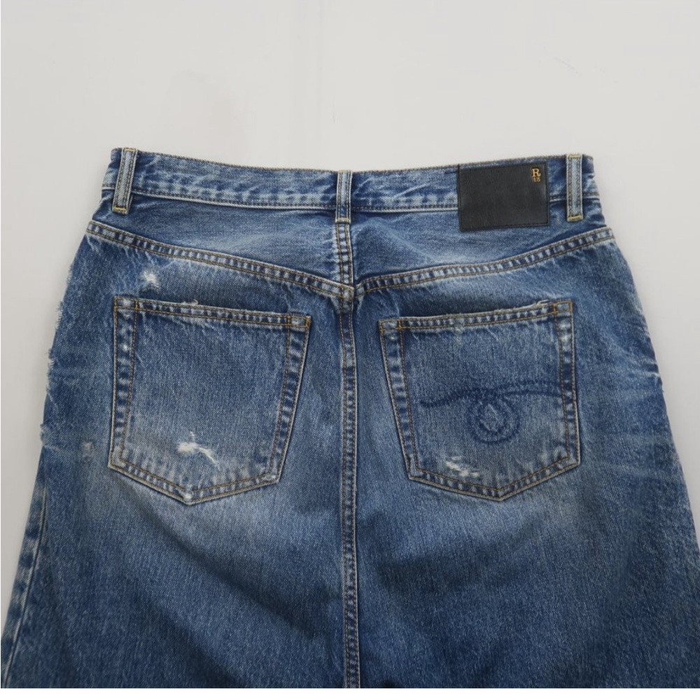 R13 Tailored Drop Jeans in Bain Size 28 - Picture 11 of 16